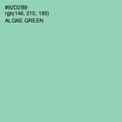 #92D2B9 - Algae Green Color Image