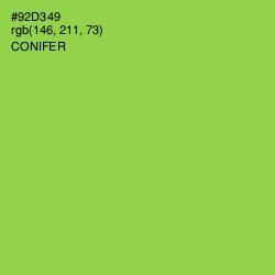 #92D349 - Conifer Color Image