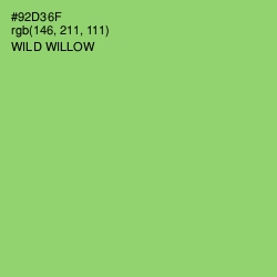 #92D36F - Wild Willow Color Image