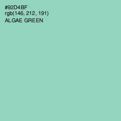 #92D4BF - Algae Green Color Image