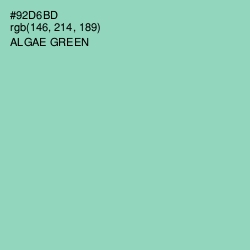 #92D6BD - Algae Green Color Image