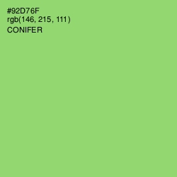 #92D76F - Conifer Color Image