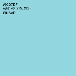 #92D7DF - Sinbad Color Image