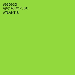 #92D93D - Atlantis Color Image