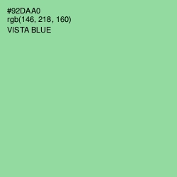 #92DAA0 - Vista Blue Color Image