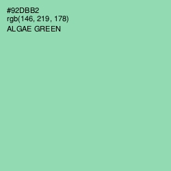 #92DBB2 - Algae Green Color Image