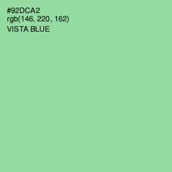 #92DCA2 - Vista Blue Color Image