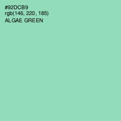 #92DCB9 - Algae Green Color Image