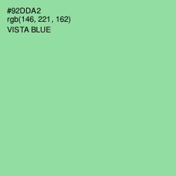 #92DDA2 - Vista Blue Color Image