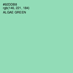 #92DDB8 - Algae Green Color Image