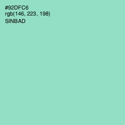 #92DFC6 - Sinbad Color Image