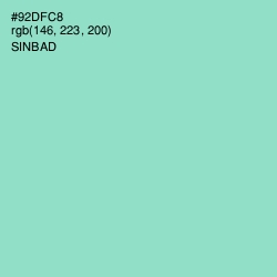 #92DFC8 - Sinbad Color Image