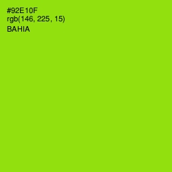 #92E10F - Bahia Color Image