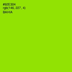 #92E304 - Bahia Color Image