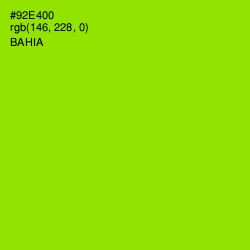 #92E400 - Bahia Color Image
