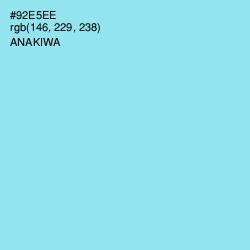 #92E5EE - Anakiwa Color Image