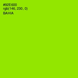 #92E600 - Bahia Color Image