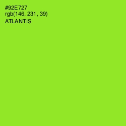 #92E727 - Atlantis Color Image