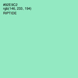 #92E9C2 - Riptide Color Image