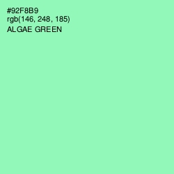 #92F8B9 - Algae Green Color Image