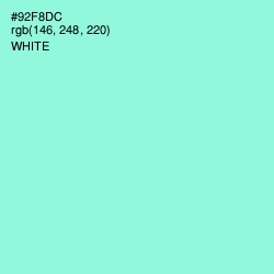 #92F8DC - Riptide Color Image