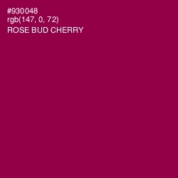 #930048 - Rose Bud Cherry Color Image