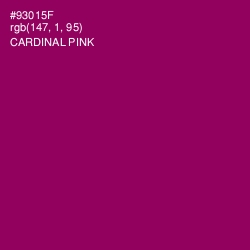 #93015F - Cardinal Pink Color Image