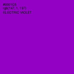 #9301C5 - Electric Violet Color Image