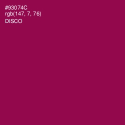 #93074C - Disco Color Image