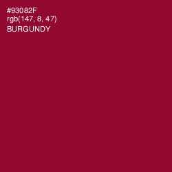 #93082F - Burgundy Color Image