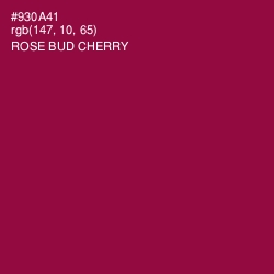 #930A41 - Rose Bud Cherry Color Image