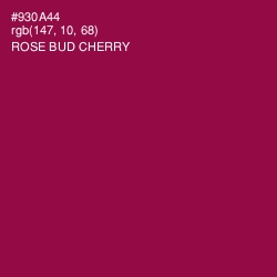 #930A44 - Rose Bud Cherry Color Image