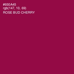 #930A45 - Rose Bud Cherry Color Image