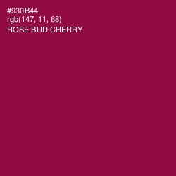 #930B44 - Rose Bud Cherry Color Image