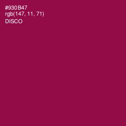 #930B47 - Disco Color Image