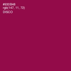 #930B48 - Disco Color Image