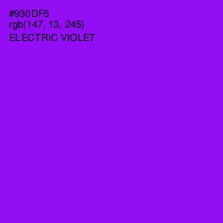 #930DF5 - Electric Violet Color Image