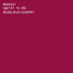 #930E41 - Rose Bud Cherry Color Image