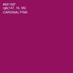 #93105F - Cardinal Pink Color Image