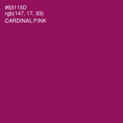 #93115D - Cardinal Pink Color Image