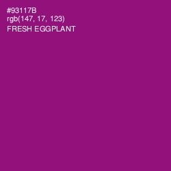 #93117B - Fresh Eggplant Color Image