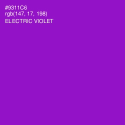 #9311C6 - Electric Violet Color Image