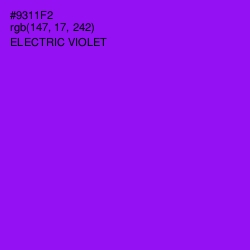 #9311F2 - Electric Violet Color Image