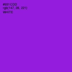 #931CDD - Electric Violet Color Image