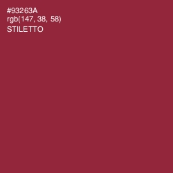 #93263A - Stiletto Color Image