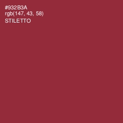 #932B3A - Stiletto Color Image