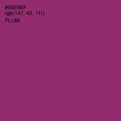 #932B6F - Plum Color Image