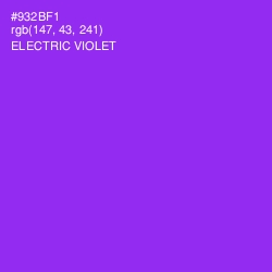 #932BF1 - Electric Violet Color Image