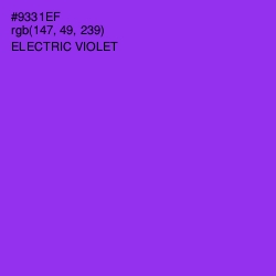 #9331EF - Electric Violet Color Image