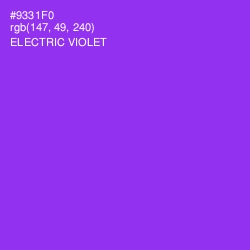 #9331F0 - Electric Violet Color Image